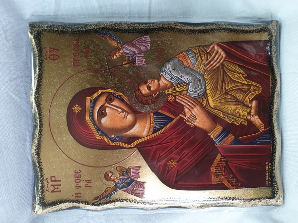 Icon of the Mother of God, the infant and angels