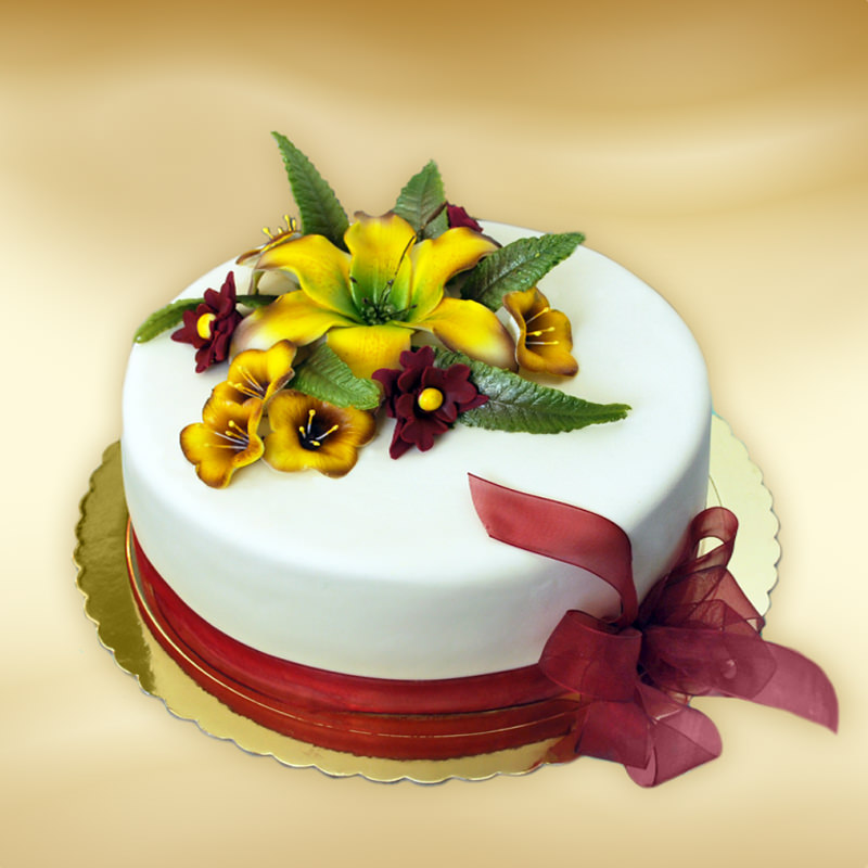Торта - Цветя