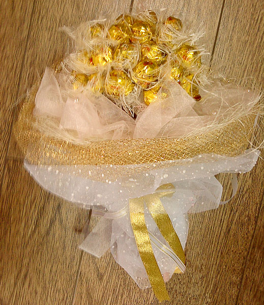 Golden Chocolate Bouquet